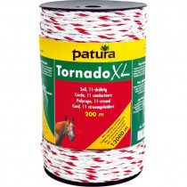 Patura tornado xl cord wit/rood 200m of 500m