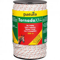 Patura tornado xxl cord wit/rood 200m of 500m