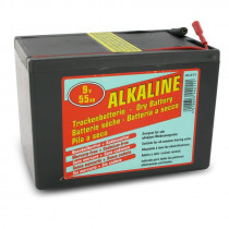 Alkaline batterij 9V/55Ah