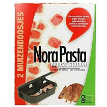 Nora Pasta professioneel ratten- en muizengif 8 x 16 gram