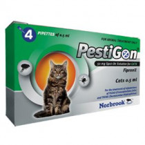 Pestigon Spot-On Kat tegen vlooien en teken 