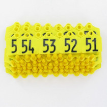 Prima-Flex no.1 genummerd geel 50 stuks