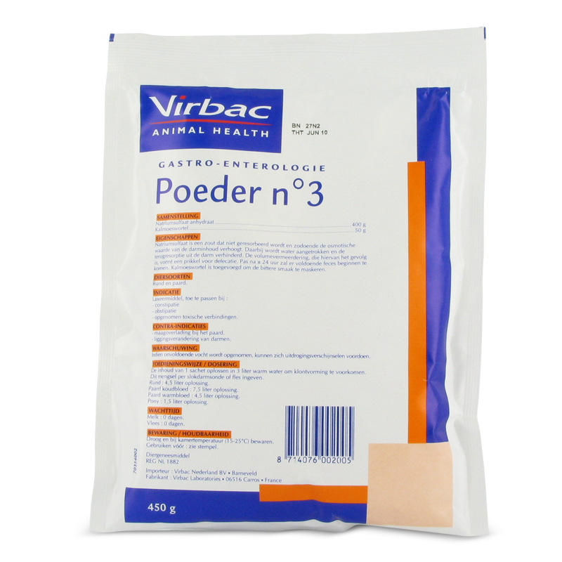 Poeder no.3 450 gram