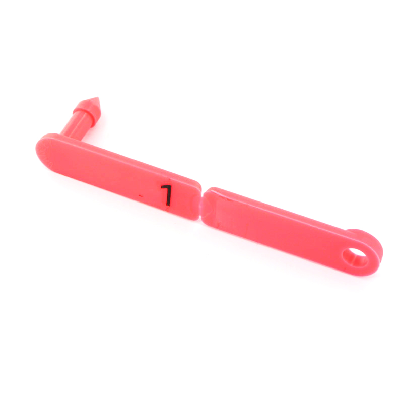 Rototag oormerk genummerd rood 101-150