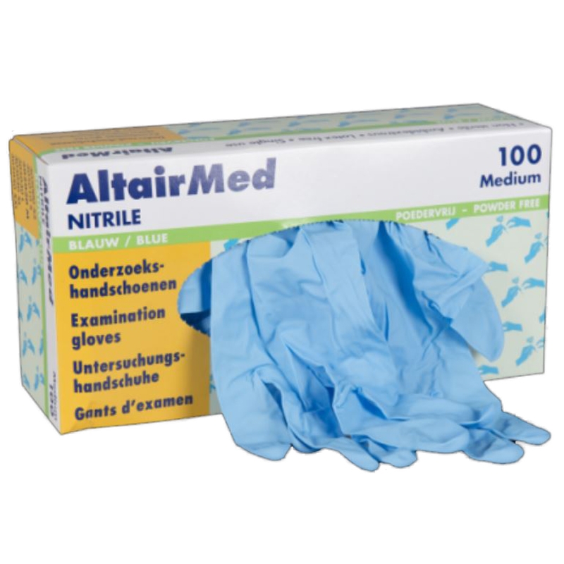 Melkhandschoen AltairMed EuroGloves Solid Nitrile 100st L (9)