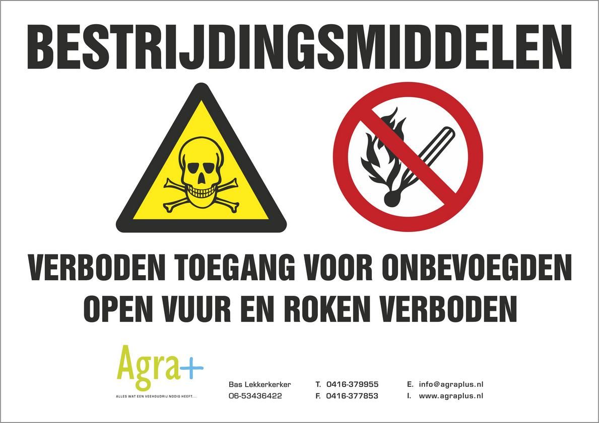 Sticker voor A4 Gifkast