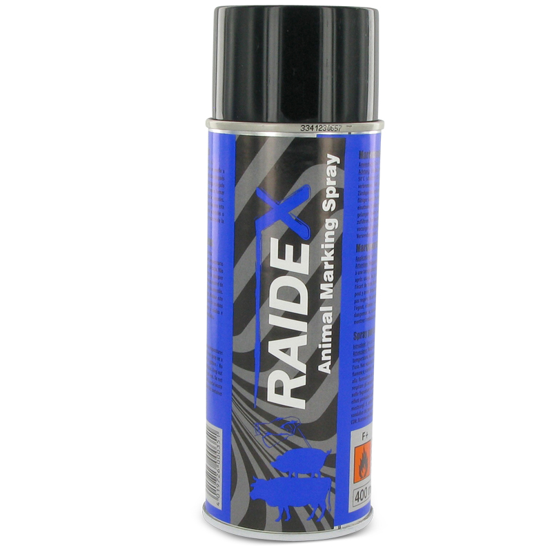 Merkspray Raidex Rundvee & Varkens 400ml diverse kleuren