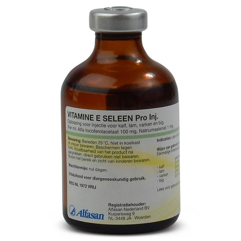 Vitamine E + Selenium injectie 50ml