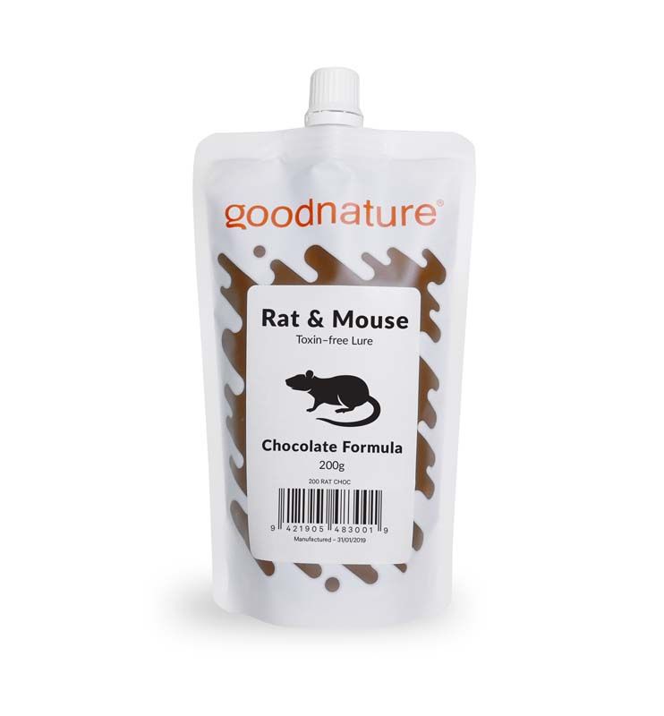 Goodnature Ratten en muizen Lokstof Chocolade zak 200g