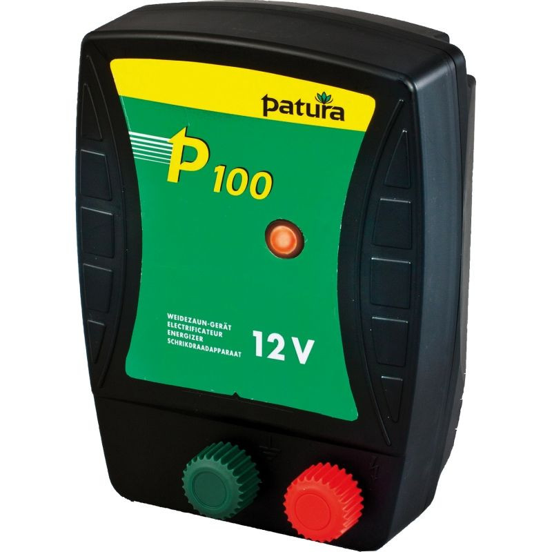 Patura P100 schrikdraadapparaat op 12V batterij