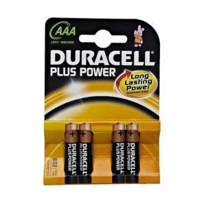 Duracell Plus Power AAA mini penlite batterij LR03/AAA