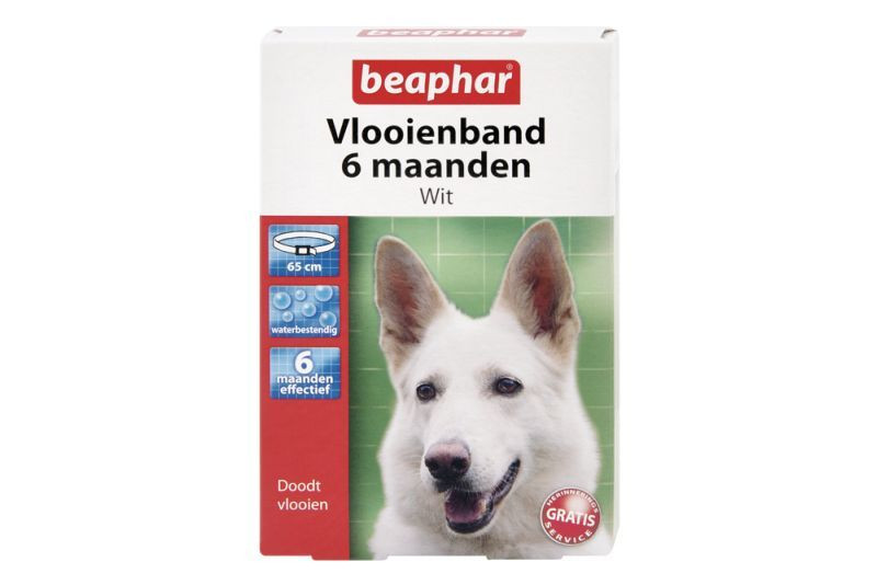 Beaphar Vlooienband hond wit