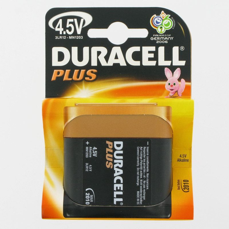 Duracell Plus Power Batterij 3LR12 4.5v