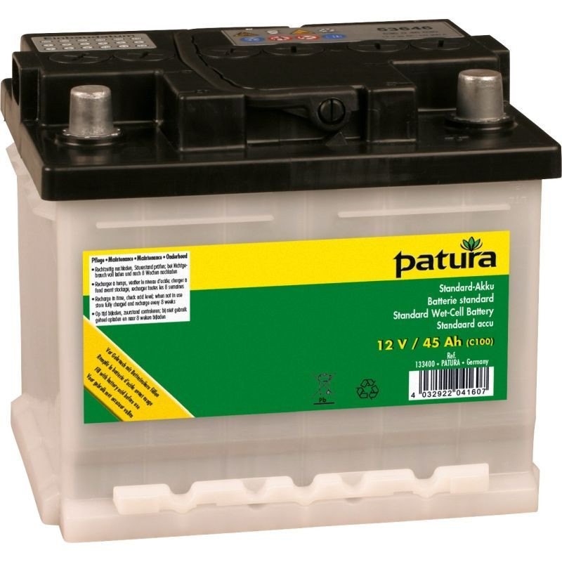 Patura standaard 12V accu voor schrikdraadapparaat