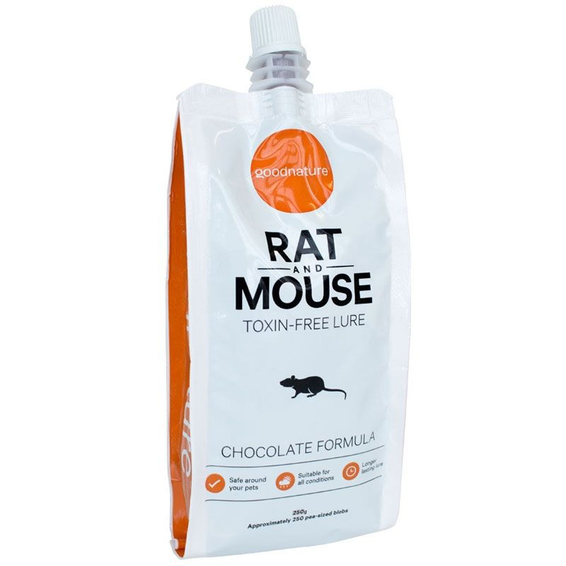 Goodnature Ratten en muizen Lokstof Chocolade zak 250gram
