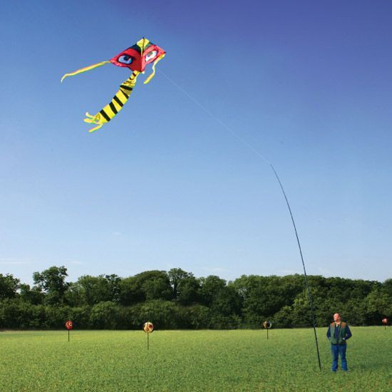 Twin terror kite vogelverschrikker